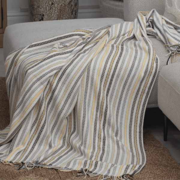 Lyric Candy Stripe throw