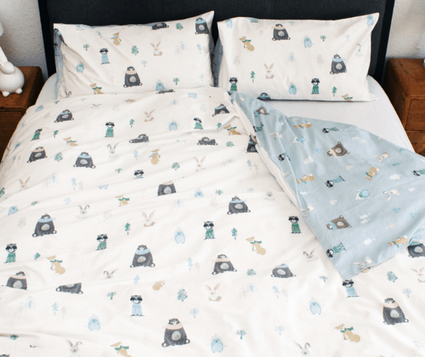 Forest Folk Printed Kids Duvet Cover Sets - Image 3