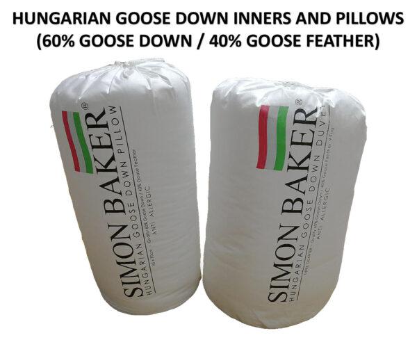 Simon Baker Hungarian Goose Down pillow 60%/40%