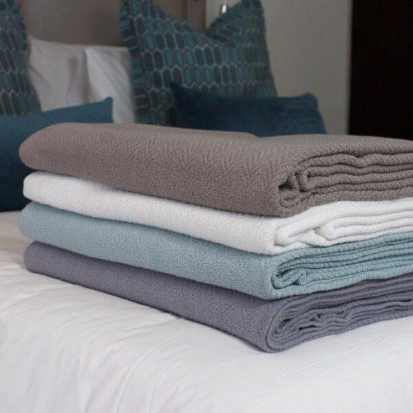 Chevron Cotton blanket
