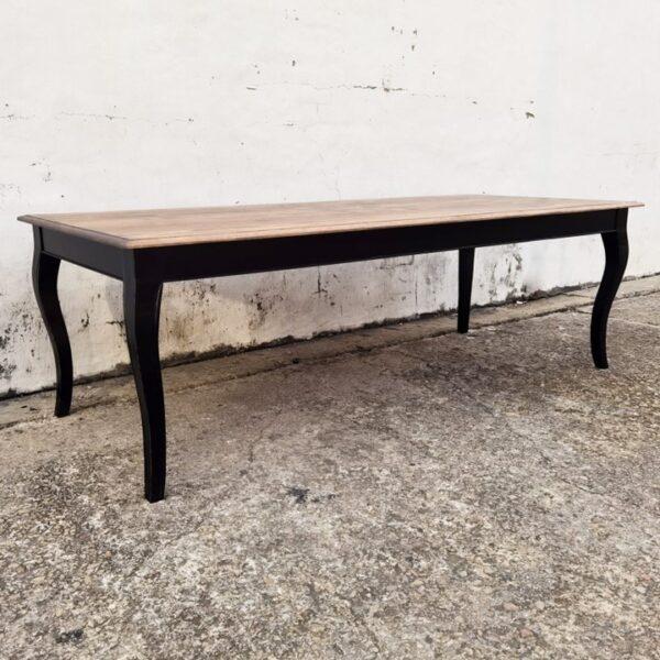 Vintage Dining table - Black/Walnut (Pine)