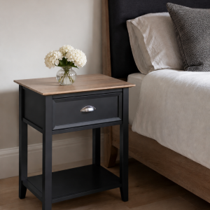 Maison Pedestal 1 Draw Open Sides (60cm) – Asphalt