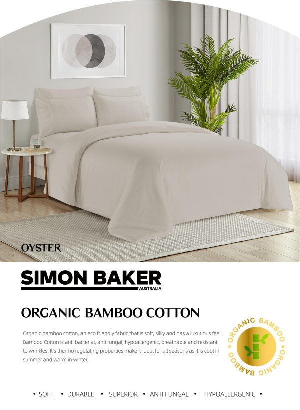 Organic Bamboo Sheet Sets (Flat Sheet, Fitted & Two Pillowcases) - Image 2