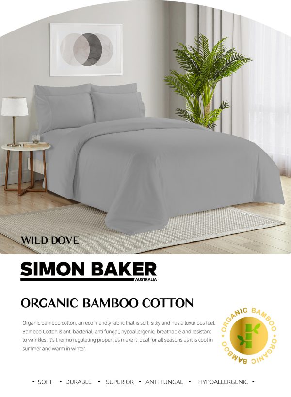 Organic Bamboo Sheet Sets (Flat Sheet, Fitted & Two Pillowcases)