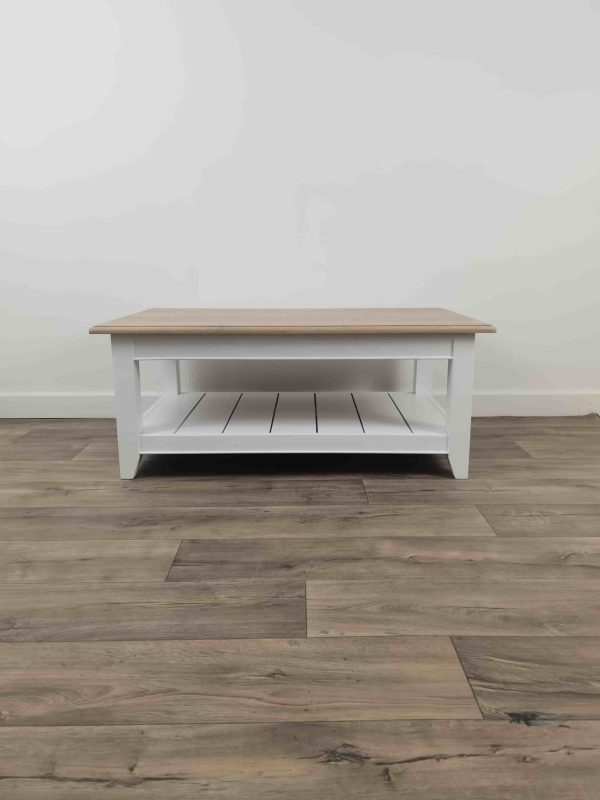 Bastille Coffee Table 135cm Solid White - Image 5