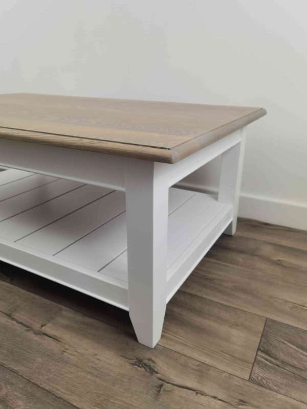 Bastille Coffee Table 135cm Solid White