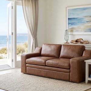 Levi Sleeper Couch - Leather