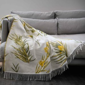 Bella Vita Rooibos | Yellow/Hunter Throw